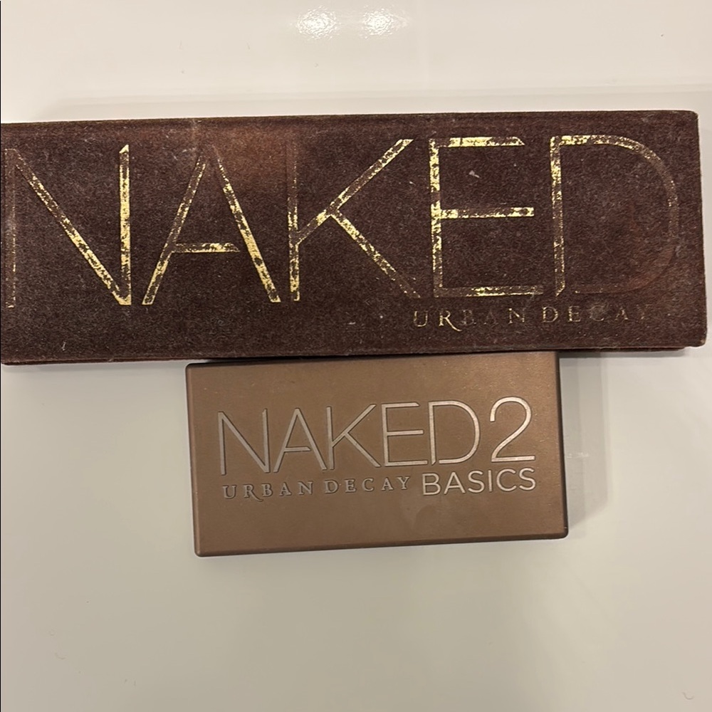 Original Urban Decay Naked and Naked 2 Basics Eyeshadow Palette